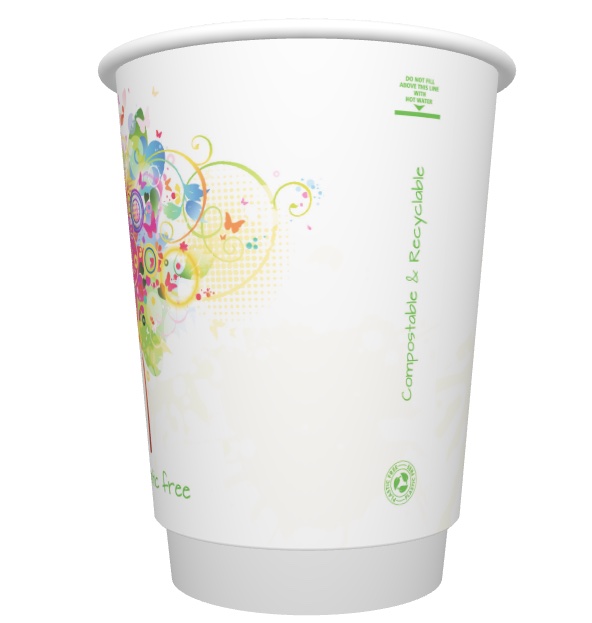 COLOUR TREE 12OZ DW P2P CUP - 500